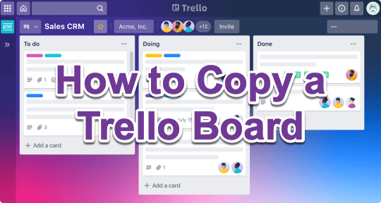 How to create Trello template boards and cards