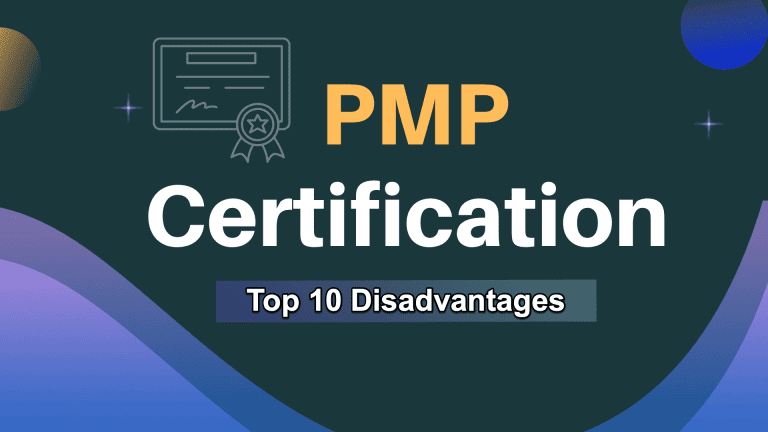 PMP Certification Top 10 Cons And Disadvantages   PMP Certification Disadvantages 768x432 