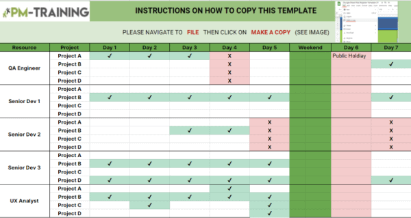 11 Free Resource Planning Templates