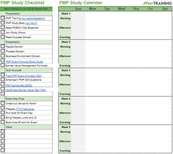 Free PMP Exam Study Guide Tips