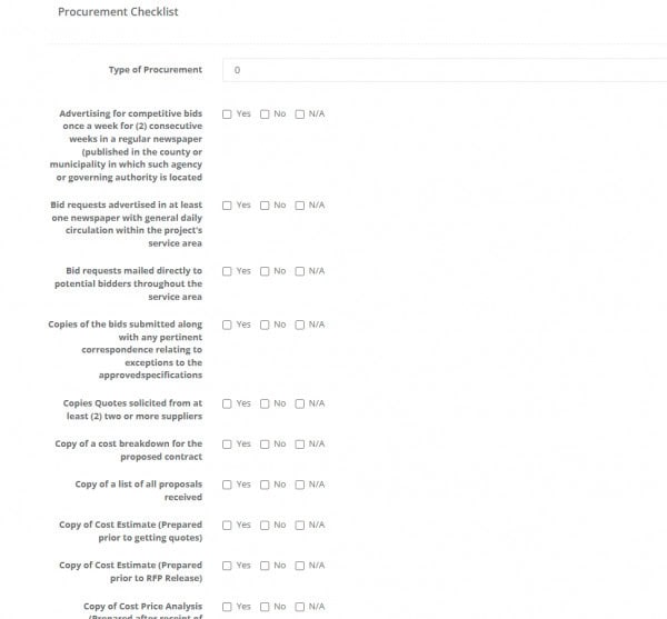 5 x Free Procurement Audit Checklist for Project Managers 3