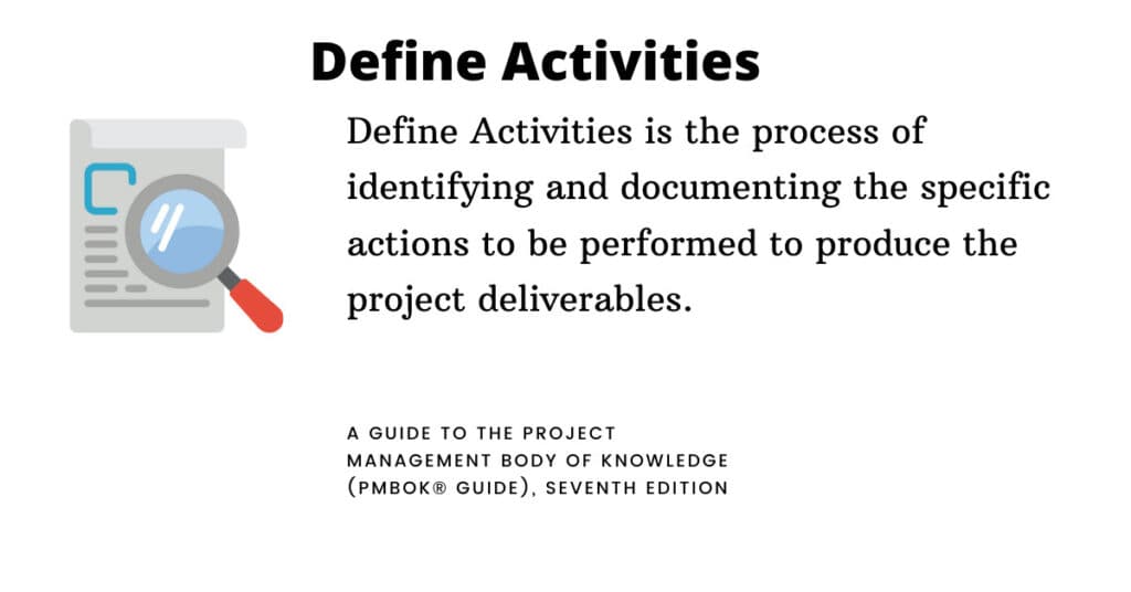 Secret Strategy to Define Activities in Project Management 1