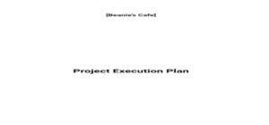 25 x Project Execution Plan Template – Word, Excel