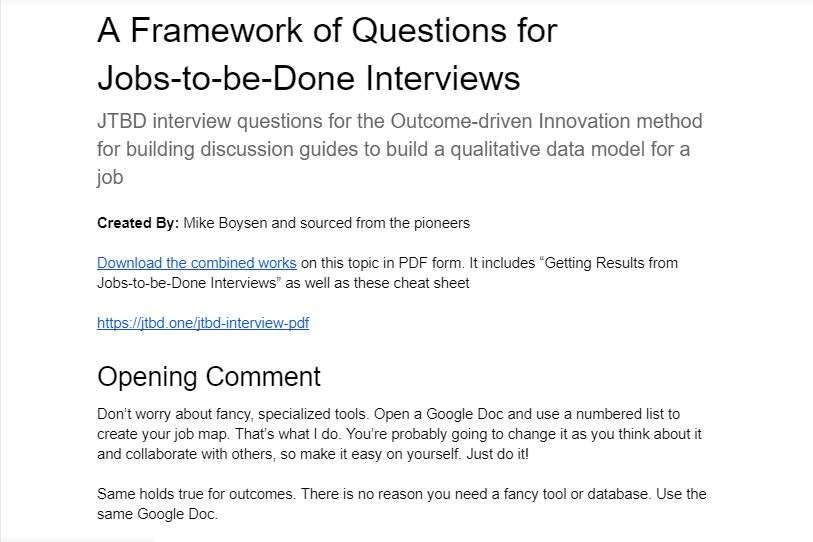 17 FREE Jobs To Be Done Templates - Word, Google Docs 1