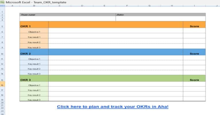 25 Free OKR Templates Google Docs, Excel... 11