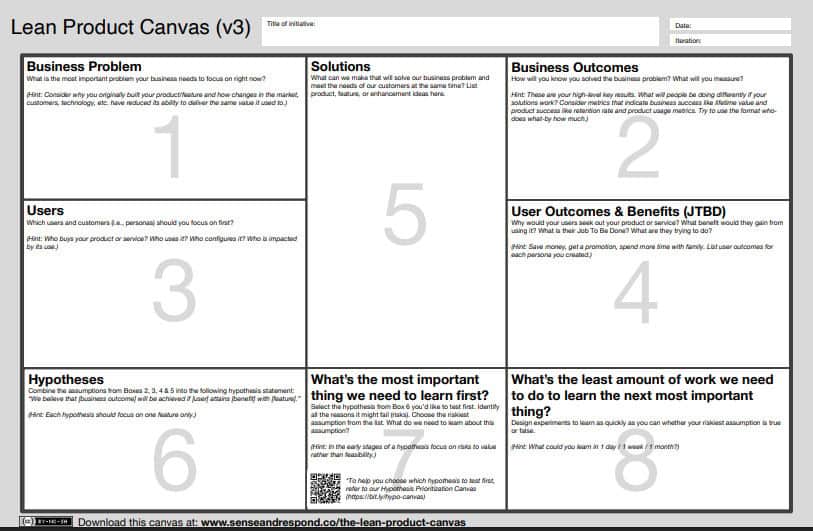 18 X Product Canvas Template PPT, Word 9