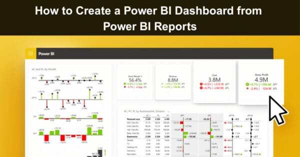How to Create a Power BI Dashboard from Power BI Reports (Step-by-Step ...