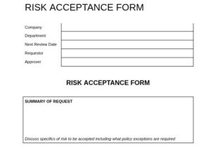 Risk Acceptance in Project Management