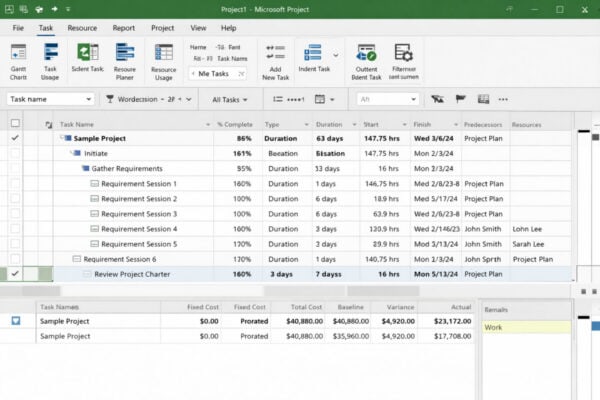 How to Calculate Earned Value in Microsoft Project