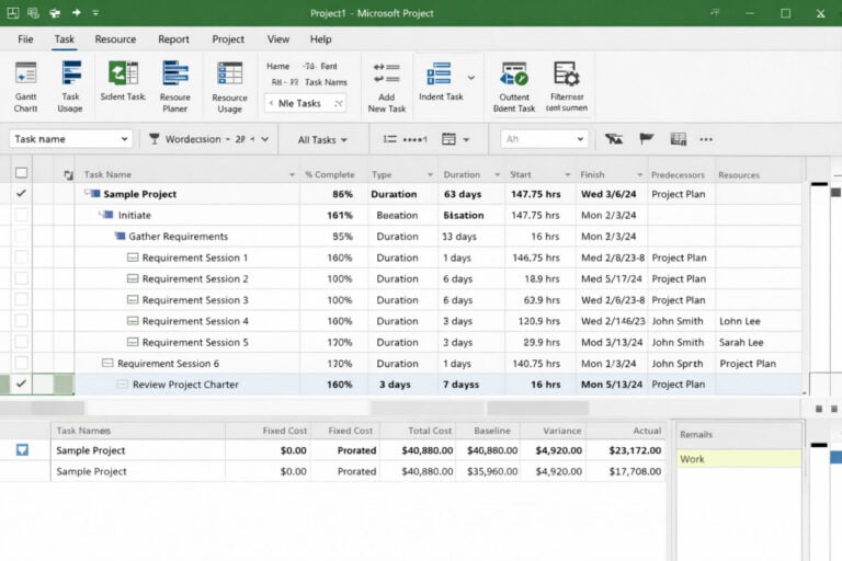 How to Calculate Earned Value in Microsoft Project