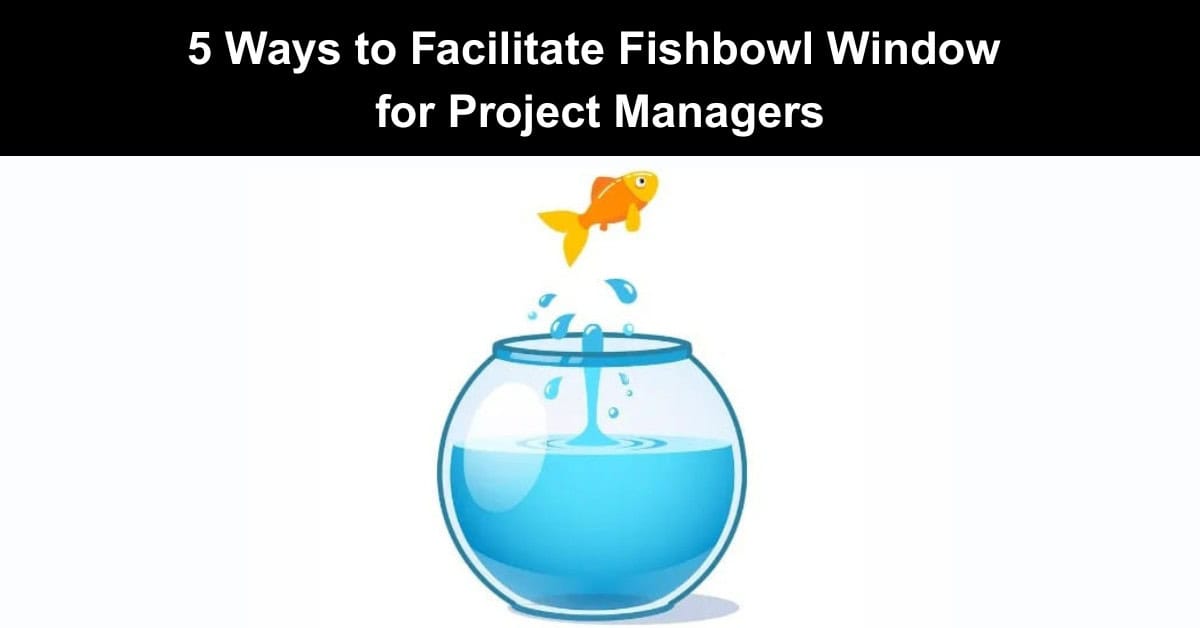 5 Ways to Facilitate Fishbowl Window for Project Managers