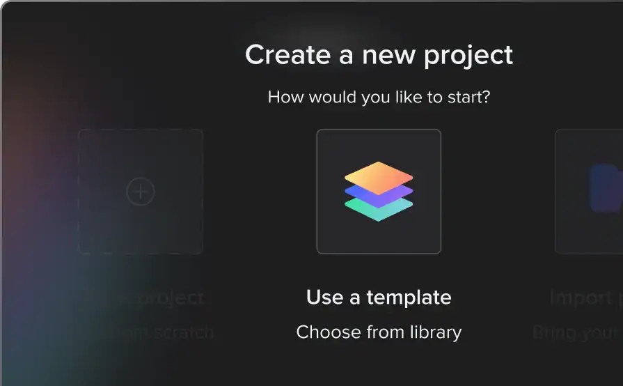 Creating a new project in Hive