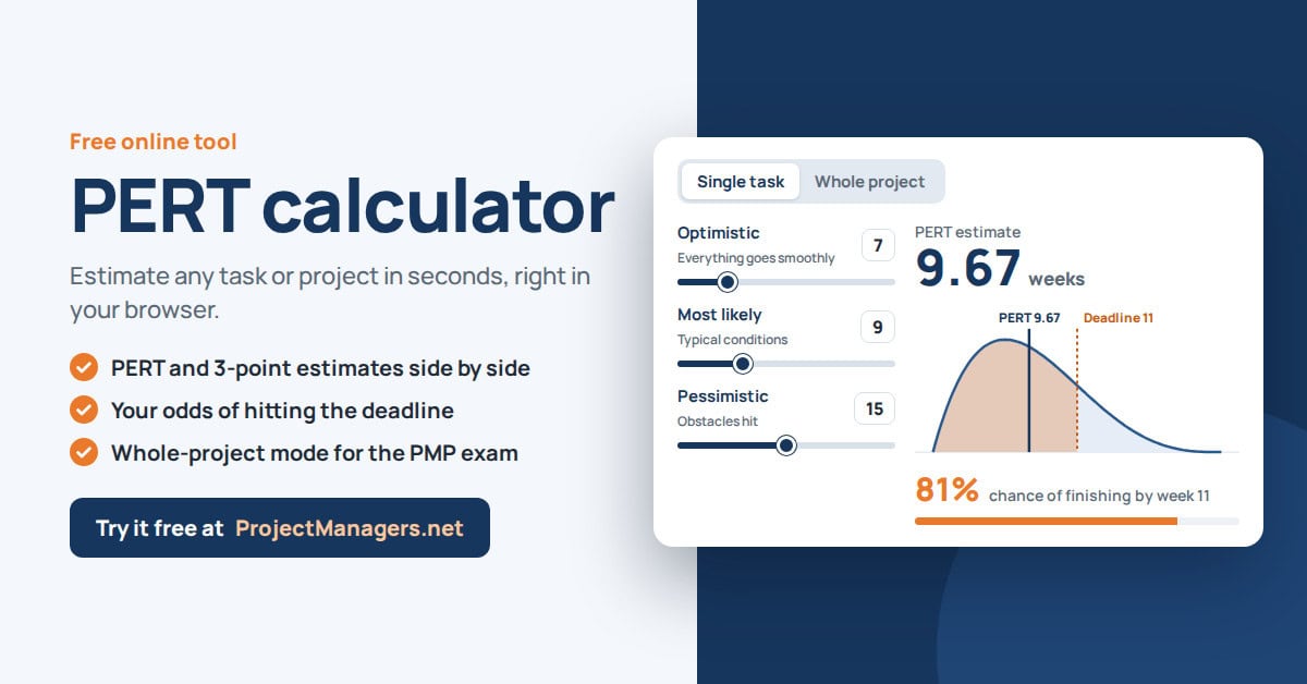 PERT calculator