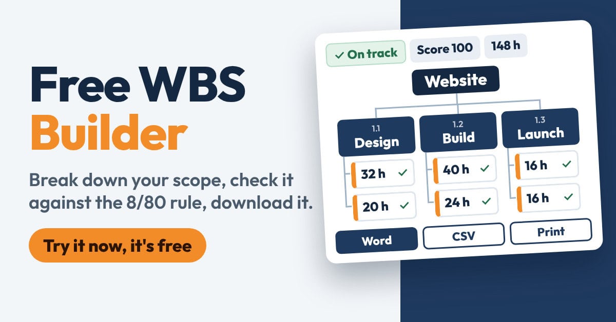 Free WBS builder